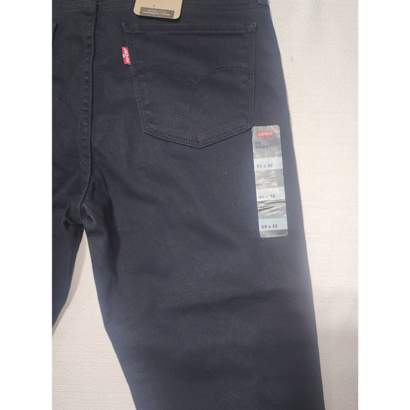 Levi's 711 skinny mid rise jeans 29x32 woman's - Picture 9 of 9